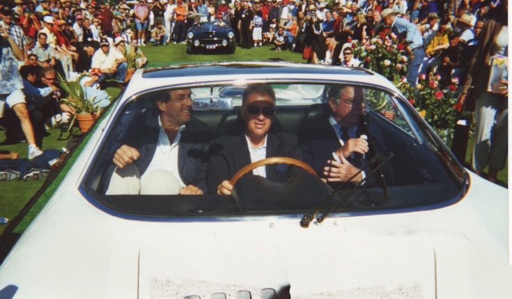 Luigi Chinetti Jr. a Ferrari 365 P Berlinetta Speciale volánja mögött