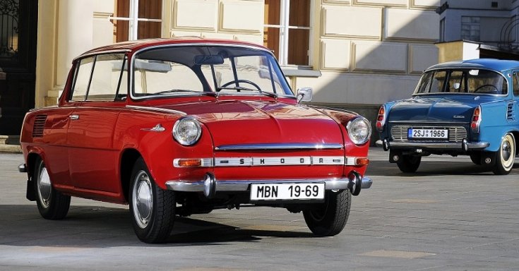1969 Škoda 1100 MBX, piros, elölnézet